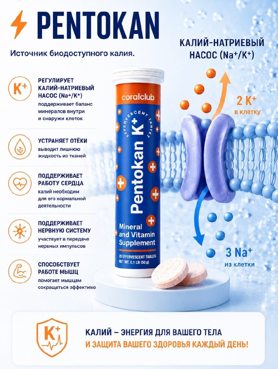 Pentokan — источник биодоступного калия